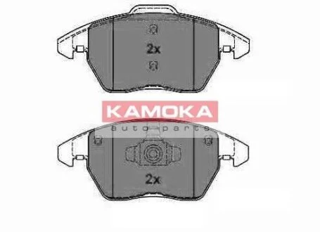 Колодка тормозная Citroen C4 04->,Peugeot 308 07-> перед. KAMOKA JQ1013456