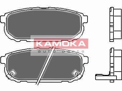 Колодка тормозная Kia Sorento 05- задн. диск KAMOKA JQ1013472