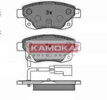 Колодка торм. Ford Transit передн. KAMOKA JQ1013860