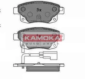 Колодка торм. Ford Transit передн. KAMOKA JQ1013860
