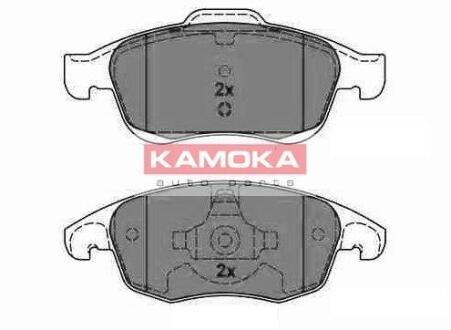 Колодка тормозная Citroen Berlingo 08->,C4 Picasso 07->,Peugeot Partner 08-> перед. KAMOKA JQ1013942