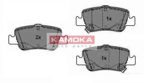 Колодка тормозная Toyota Auris 07->,Corolla 07-> задн. KAMOKA JQ1018096