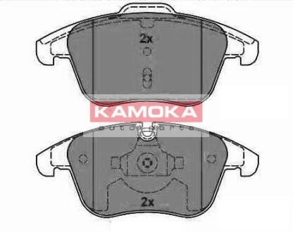 Комплект гальмівних накладок, дискове гальмо KAMOKA JQ1018320