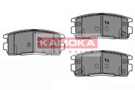 Колодка тормозная задняя CHEVROLET CAPTIVA 06-/OPEL ANTARA 06- диск. кор. уп. KAMOKA JQ1018370