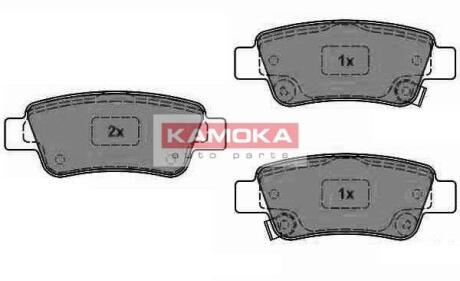 Гальмiвнi колодки дисковi HONDA CRV II/III 02- KAMOKA JQ1018466