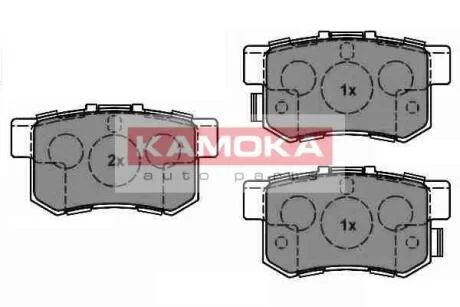 Колодка тормозная Honda CRV II 02-06,FR-V 05->,SHUTTLE 94-02 задн. KAMOKA JQ1018538