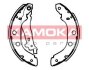 Колодка тормозная Renault Kangoo 97->, Nissan Kubistar 03->,Primera (P11) 96-06 барабанная компл. KAMOKA JQ202017 (фото 1)