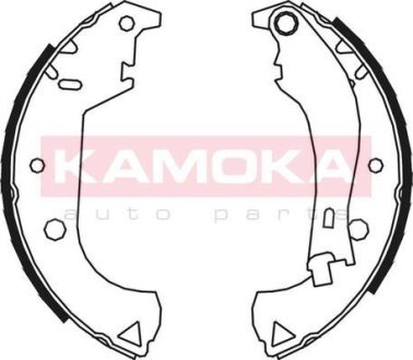 Колодка тормозная задняя Renault Logan 04->,Sandero 08->,Renault Clio II 98->,Thalia барабан. 203 мм (Lucas) кор. уп. KAMOKA JQ202045