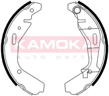 Колодка тормозная Opel Agila 00->,Suzuki Wagon R/ 00-> барабанная компл. KAMOKA JQ202057