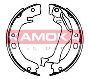 Колодка тормозная Toyota Corolla(E12) 02-> барабанная (стояночн. тормоз) компл. KAMOKA JQ212049