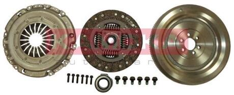 Комплект сцепления с маховиком Audi A3 96-03,Seat Ibiza 97-02,Toledo 96-06,Skoda Octavia 97-10,VW Bora KAMOKA KC094