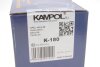 Колодки тормозные (задние) Opel Combo 94- (барабанные) (228.6x42) KAMPOL K-180 (фото 6)