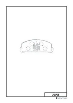 Колодки тормозные KASHIYAMA D3005