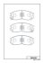 Колодка гальм.MITSUBISHI MIRAGE/LANCER, GALANT 89-,RVR/CHARIOT 91- FRONT (MK) KASHIYAMA D6043M (фото 1)
