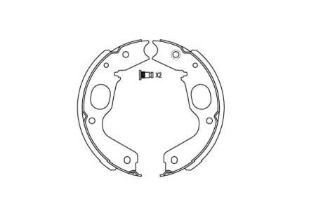 Фото 1 - parts колодки ручного гальм. mitsubishi pajero sport KAVO BS-6423 PARTS колодки ручного гальм. MITSUBISHI Pajero Sport KAVO BS-6423 (фото 1)