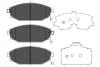 PARTS HYUNDAI Гальмівні колодки передн.Galloper 98- KAVO KBP-3014 (фото 1)