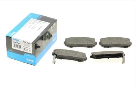 Комплект тормозных колодок, дисковый тормоз KAVO KBP-4001