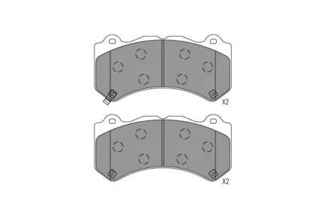 PARTS CHEVROLET Колодки гальмівні Camaro, JEEP KAVO KBP-6627