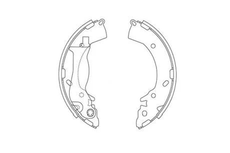 PARTS HYUNDAI щоки гальмівні i10/20,Solaris,Kia Rio III 08- KAVO KBS-3419