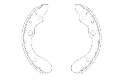 Комплект гальмівних колодок KAVO KBS-5405