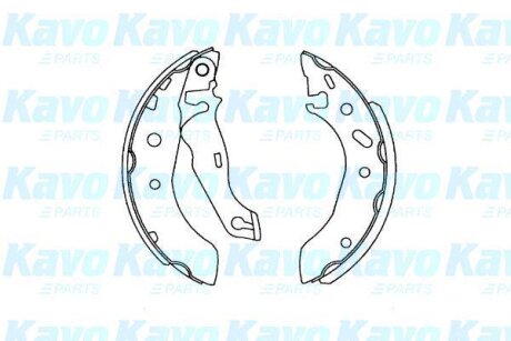 Комплект гальмівних колодок KAVO KBS-5407