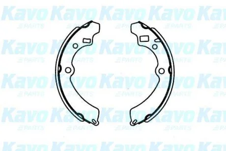 Комплект гальмівних колодок KAVO KBS-8909