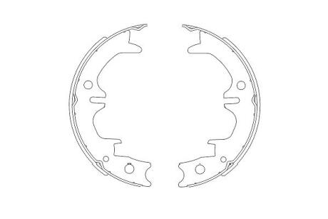 PARTS TOYOTA щоки гальмівні Camry -01 KAVO KBS-9911