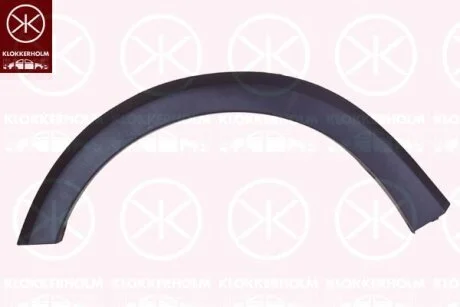 Накладка переднего левого крыла задняя Sandero Stepway2 KLOKKERHOLM 1306375