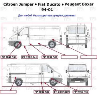 Арка заднього крила KLOKKERHOLM 2092 561