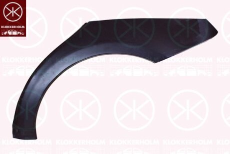 Боковина, 4-дверн., арка колеса KLOKKERHOLM 3506 582