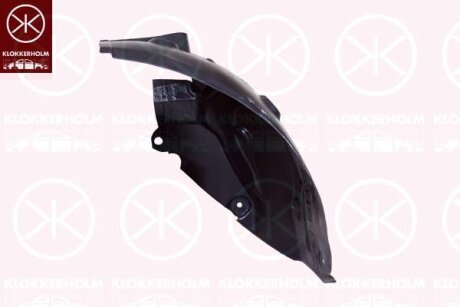 Підкрилок ниша колеса, пластик KLOKKERHOLM 6011387