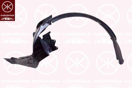 Подкрылок перед прав. RENAULT LAGUNA III (T), 10.07- KLOKKERHOLM 6056388