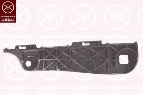Кронштейн, бампер, пластик KLOKKERHOLM 8179932