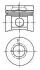Поршень DEUTZ 91,00 (KS) KOLBENSCHMIDT 40 073 600 (фото 1)