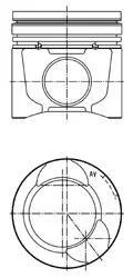 Поршень / R.V.I. 123.0 MIDR 06.23.56 A/41/ MIDR 06.23.56 B/41 EURO 2 KOLBENSCHMIDT 40 074 600 (фото 1)