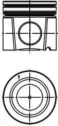 Поршень / MB LKW 130.0 V6/V8 OM501LA/OM502LA EURO4/5 KOLBENSCHMIDT 40 310 600