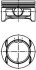 Поршень з кільцями OPEL 73.65 ASTRA H Z14XEP (KS) KOLBENSCHMIDT 40 386 610 (фото 1)