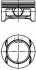 Поршень з кільцями OPEL 73.65 ASTRA H Z14XEP (KS) KOLBENSCHMIDT 40 386 610 (фото 1)