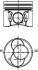 Поршень (3-4cyl) VW Caddy III/Golf V 1.9 TDI 01- 80.01 KOLBENSCHMIDT 40 422 620 (фото 1)