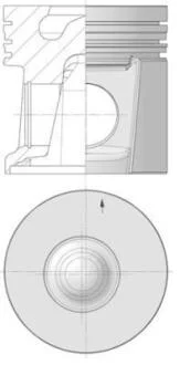 Поршень двигуна PERKINS 105,50 KOLBENSCHMIDT 40 554 610