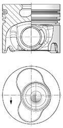 Поршень KOLBENSCHMIDT 41 094 600