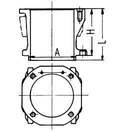 Гільза компресора / MAN/MB 90.0 KOMPRESSOR KOLBENSCHMIDT 89 196 110
