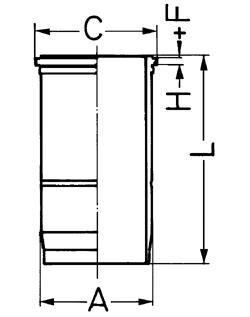 Гильза поршневая (KS) KOLBENSCHMIDT 89 427 110