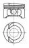 Поршень VW 82,01 (KS) KOLBENSCHMIDT 91 033 620 (фото 1)