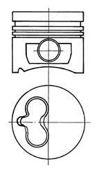 Поршень KOLBENSCHMIDT 92 006 800