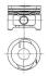 Поршень двигуна VW ABD 1,4B 75,00 STD KOLBENSCHMIDT 92 228 600 (фото 1)