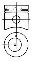 Поршень / MWM TRUCK 105.0 TD226 KOLBENSCHMIDT 93 045 600 (фото 1)