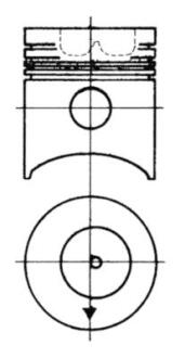 Поршень MWM100 (KS) KOLBENSCHMIDT 93 063 960