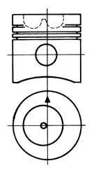 Поршень MWM 105,00 (KS) KOLBENSCHMIDT 93 069 600