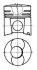 Поршень PASSEND F.DEUTZ 125,00 (KS) KOLBENSCHMIDT 93 224 600 (фото 1)